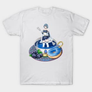 Sayaka in a Teacup T-Shirt